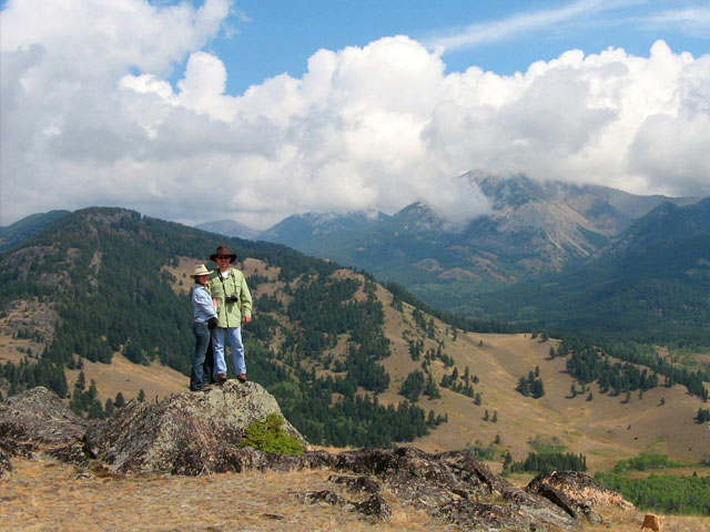 Homesteader Cabin Interior - Triple J Wilderness Ranch, Augusta, Montana Hiking