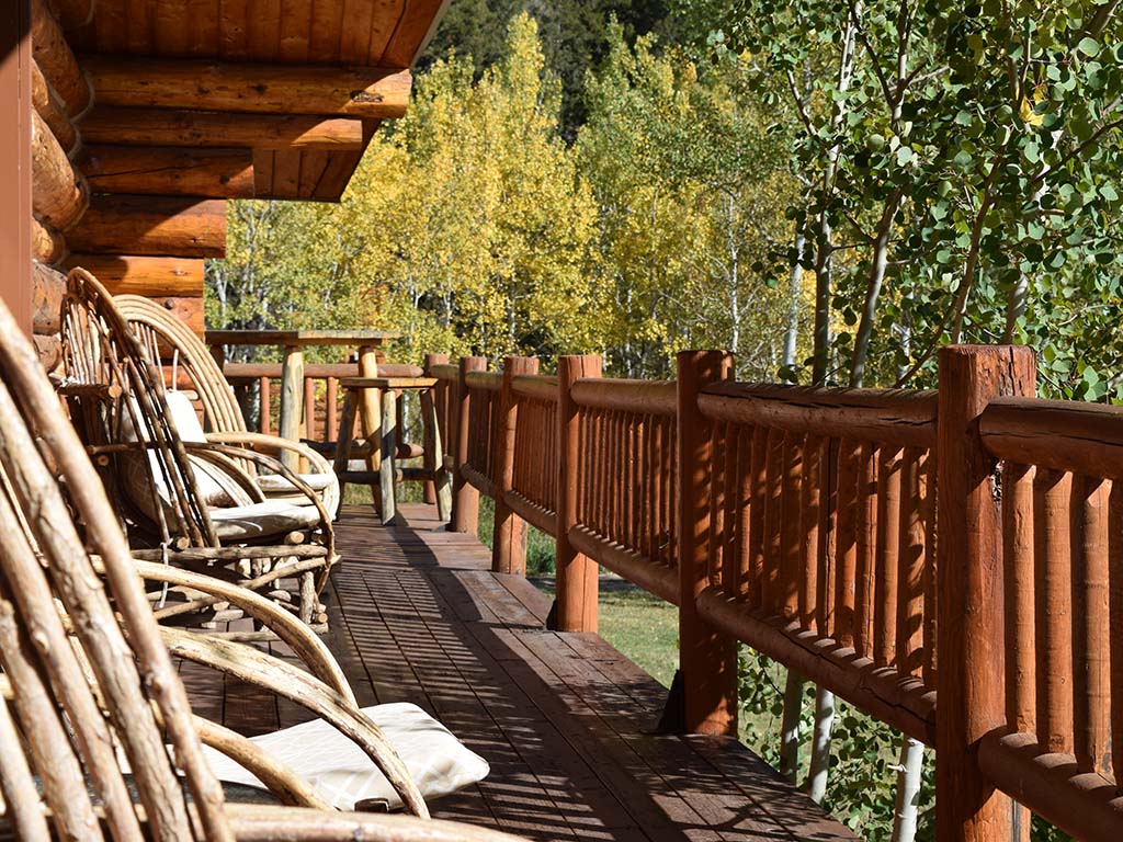 Triple J Ranch Lodge Deck