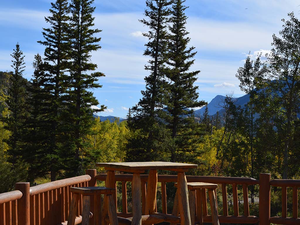 Triple J Ranch Lodge View from Deck