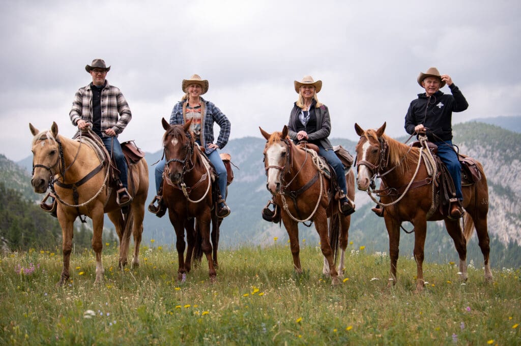 Horseback Riders at Triple J Ranch
