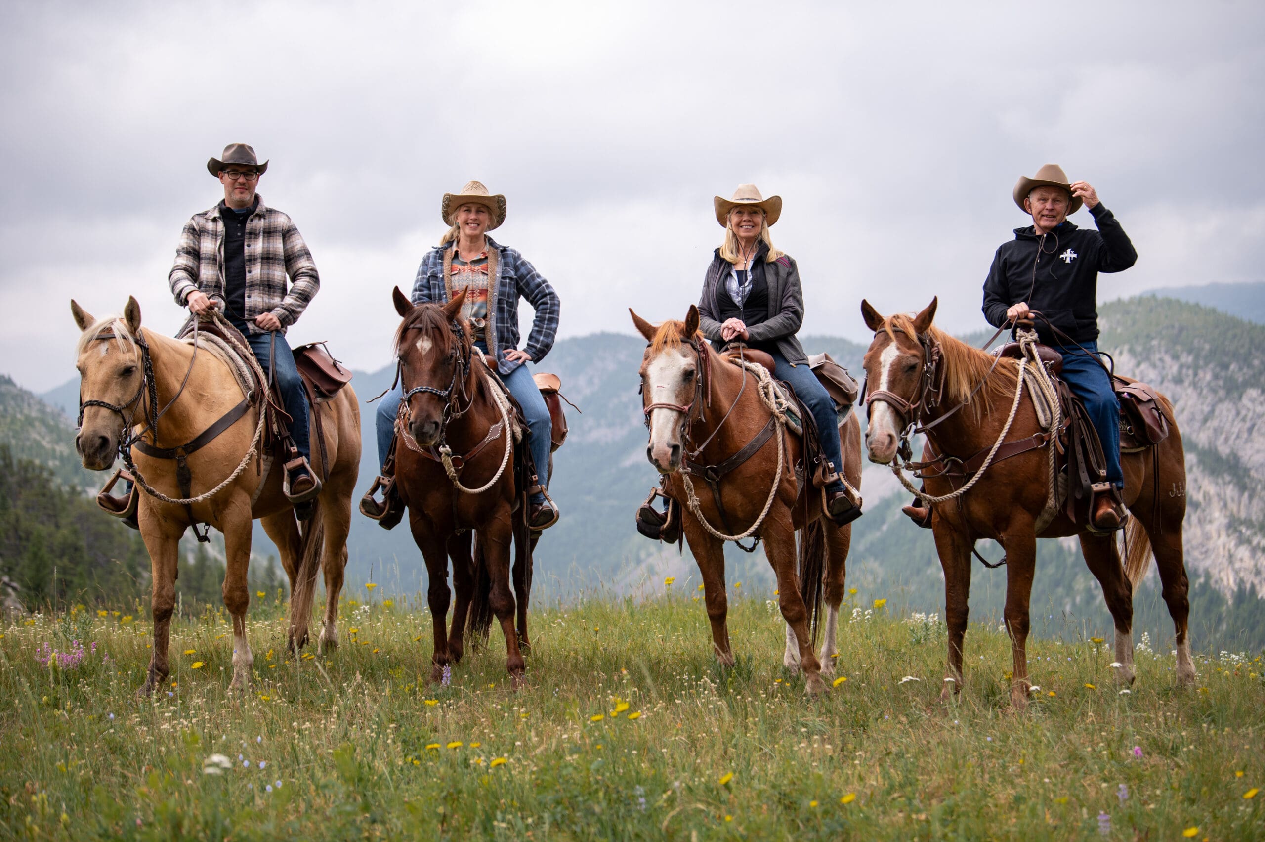 Horseback Riders at Triple J Ranch